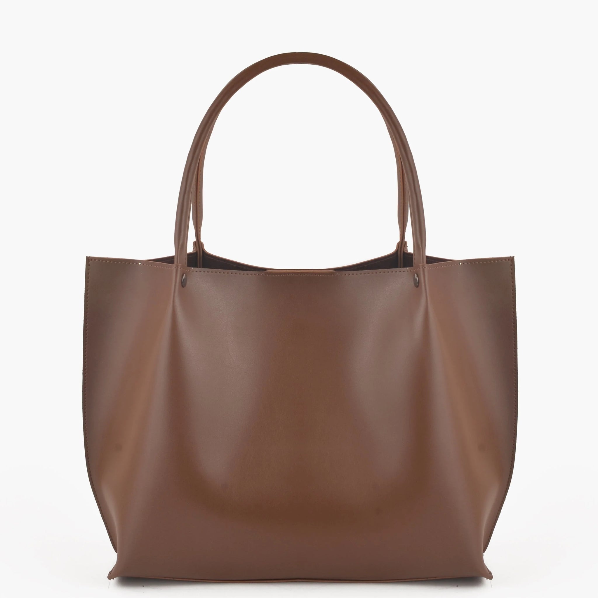 BROWN STAR TOTE BAG