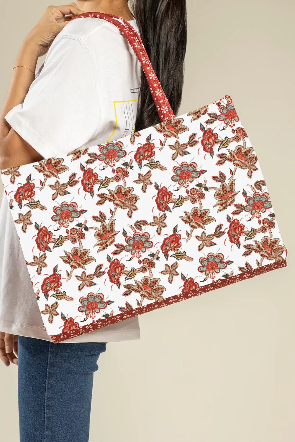 AUTUMN PRINT TOTE BAG